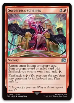 Sorceress's Schemes #159 (NM) Final Fantasy FIN Magic MTG - Image 1