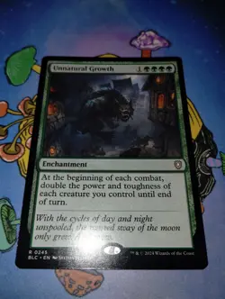 Unnatural Growth - 245 - NM - Commander: Bloomburrow - MTG - Image 2