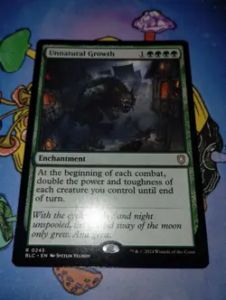 Unnatural Growth - 245 - NM - Commander: Bloomburrow - MTG - Image 3