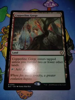 MTG Copperline Gorge (301) | NM | Commander: Bloomburrow (BLC) - Image 1