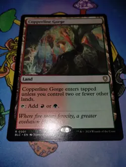MTG Copperline Gorge (301) | NM | Commander: Bloomburrow (BLC) - Image 2