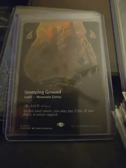 Stomping Ground Borderless FOIL MTG Edge of Eternities Nm/M *ON HAND* - Image 1