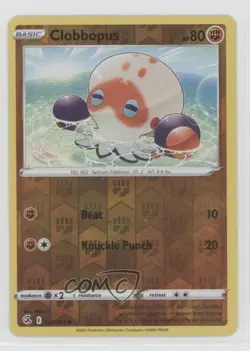 Clobbopus Reverse Foil Pokemon Sword & Shield Fusion Strike #152 04rl - Image 1