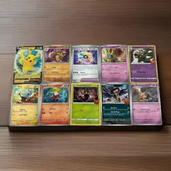 Pokemon Nintendo Creature Game Freak 2020-2024 Collectible Cards Lot of 10 - Image 1
