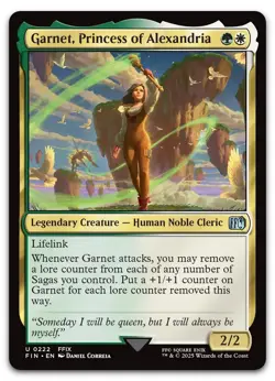 Garnet, Princess of Alexandria #222 (NM) Final Fantasy FIN Magic MTG - Image 1
