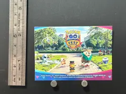 Pikachu Pokemon Go Festival Sticker Seal Pokemon Center Promo Nintendo Japanese - Image 2