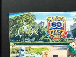 Pikachu Pokemon Go Festival Sticker Seal Pokemon Center Promo Nintendo Japanese - Image 3