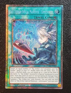 Yugioh DUAD-EN069 Sky Striker Special Maneuver - Lemnisga Starlight Rare MINT - Image 1