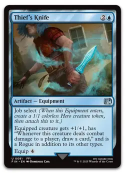 Thief's Knife #81 (NM) Final Fantasy FIN Magic MTG - Image 1