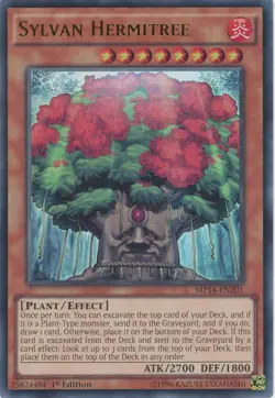 Yugioh Sylvan Hermitree MP14-EN201 Ultra Rare 1st Edition NM - Image 1