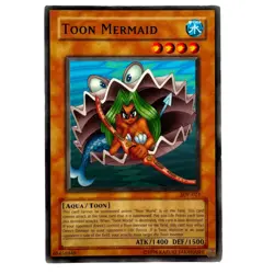 Yugioh CCG Collectable 1996 Konami Toon Mermaid - Image 1