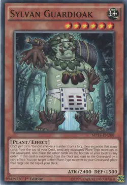 Yugioh Sylvan Guardioak MP14-EN200 Common 1st Edition NM x3 Play Set - Image 1