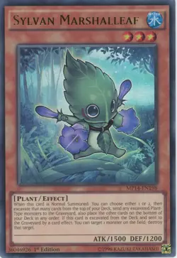 Yugioh Sylvan Marshalleaf MP14-EN198 Ultra Rare 1st Edition NM - Image 1
