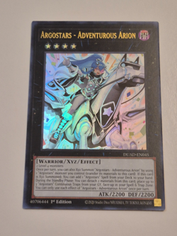 Argostars - Adventurous DUAD-EN045 Ultra Rare Duelist's Advance NM 1st Ed YUGIOH - Image 1