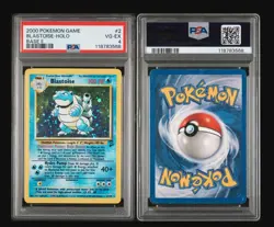 2000 Pokemon Game Base Set 2 BLASTOISE 2/130 Holo #2 PSA 4 Fresh Slab - Image 3