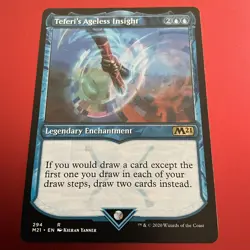 MTG - 1 x Showcase; Teferi's Ageless Insight - Rare - Core Set 2021 (M21) - M/NM - Image 2