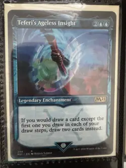 MTG - 1 x Showcase; Teferi's Ageless Insight - Rare - Core Set 2021 (M21) - M/NM - Image 1