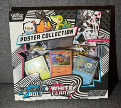 *SEALED* Pokemon Black Bolt / White Flare Poster Collection Box - Image 1
