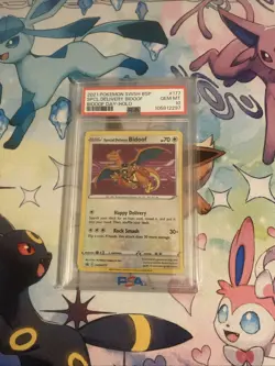 2021 POKEMON SWSH BLACK STAR PROMO #177 SPECIAL DELIVERY BIDOOF-HOLO PSA 10 - Image 1