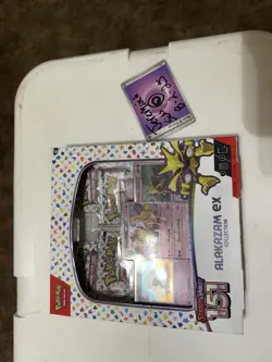 Pokemon TCG Scarlet and Violet - 151 Alakazam ex Collection Box - 4 Packs 820650855269 - Image 1