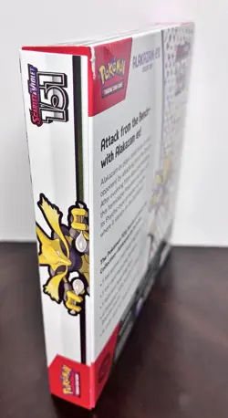 Pokemon TCG Scarlet and Violet - 151 Alakazam ex Collection Box - 4 Packs 820650855269 - Image 3