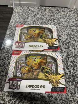 Pokemon TCG Zapdos Ex Collection Box Scarlet and Violet 151 Cards 290-85313 - Image 1