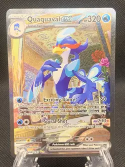 Quaquaval ex 260/193 Special Illustration Rare Paldea Evolved Pokemon Card - Image 1