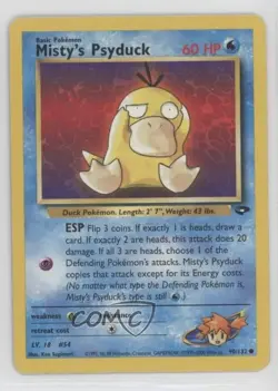 Misty's Psyduck Pokemon Gym Challenge #90 2000 09vk - Image 1