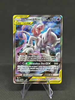 Pokemon Mewtwo & Mew-GX SM191/248 - SM Black Star Promos Holofoil NM - Image 1
