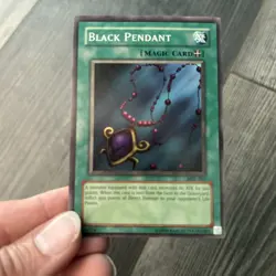 HOLOGRAPHIC BLACK PENDANT MRL-003 Yu-gi-oh Yugioh Card Rare Konami - Image 1