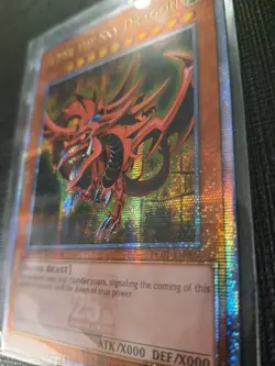 EGYPTIAN GOD CARDS OBELISK SLIFER RA LC01 Quarter Century Secret Rare Yugioh TCG - Image 5