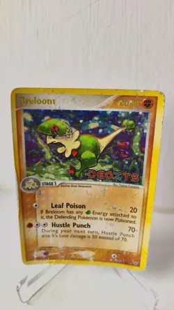 EX Deoxys Breloom 3/107 - Stamped Holo Reverse - Vintage Pokemon Card - HP - Image 1