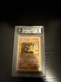 1999 Pokemon Base Set Charizard, Blastoise, Venusaur Unlimited Card Beckett 9 - Image 4
