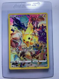 Pokemon TCG Pikachu Crown Zenith Alternative Art Holo Card 160/159 NM Condition - Image 1
