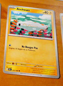 POKEMON FOUDRE NOIRE CARD CARTE ANCHWATT 030/086 BLK EV10.5 FR MINT 2025 - Image 1