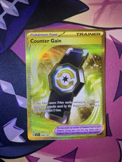 Pokemon Card TCG - Counter Gain 249/191 - Surging Sparks - Hyper Rare - NM ⭐ - Image 1