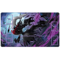 Darkrai Pokemon Playmat With Zones Trading Card Game Play Mat 600*350*3mm - Image 2
