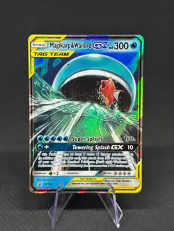 Magikarp & Wailord GX - SM166 - SM Black Star Promo NM, English Pokemon TCG - Image 1