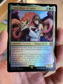 Yuna Hope Of Spira Foil #0250 MTG Final Fantasy FFX Mythic - Image 1