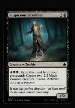4x Suspicious Shambler-Magic the Gathering-MTG-Foundations-Near Mint-4x - Image 1
