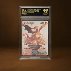 CHARIZARD VMAX MANA GRADE 10 POKEMON CUSTOM PSA STACKABLE SLAB GET 1 FREE - Image 1