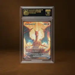 CHARIZARD VMAX MANA GRADE 10 POKEMON CUSTOM PSA STACKABLE SLAB GET 1 FREE - Image 1
