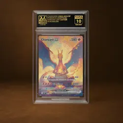 CHARIZARD VMAX MANA GRADE 10 POKEMON CUSTOM PSA STACKABLE SLAB GET 1 FREE - Image 1