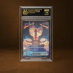 CHARIZARD VMAX MANA GRADE 10 POKEMON CUSTOM PSA STACKABLE SLAB GET 1 FREE - Image 1