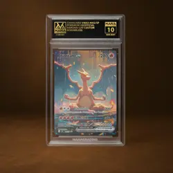 CHARIZARD VMAX MANA GRADE 10 POKEMON CUSTOM PSA STACKABLE SLAB GET 1 FREE - Image 1