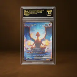 CHARIZARD VMAX MANA GRADE 10 POKEMON CUSTOM PSA STACKABLE SLAB GET 1 FREE - Image 1