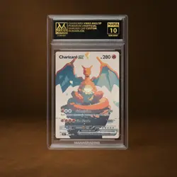 CHARIZARD VMAX MANA GRADE 10 POKEMON CUSTOM PSA STACKABLE SLAB GET 1 FREE - Image 1