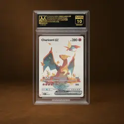 CHARIZARD VMAX MANA GRADE 10 POKEMON CUSTOM PSA STACKABLE SLAB GET 1 FREE - Image 1