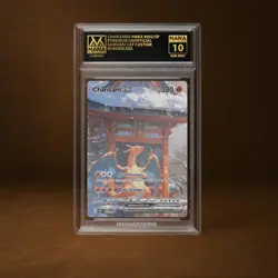 CHARIZARD VMAX MANA GRADE 10 POKEMON CUSTOM PSA STACKABLE SLAB GET 1 FREE - Image 1