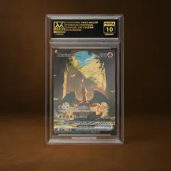 CHARIZARD VMAX MANA GRADE 10 POKEMON CUSTOM PSA STACKABLE SLAB GET 1 FREE - Image 1